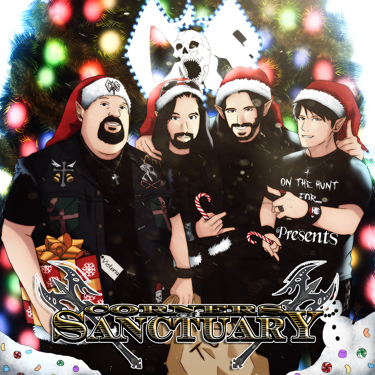 Corners of Sanctuary Merry Metal Xmas Anime