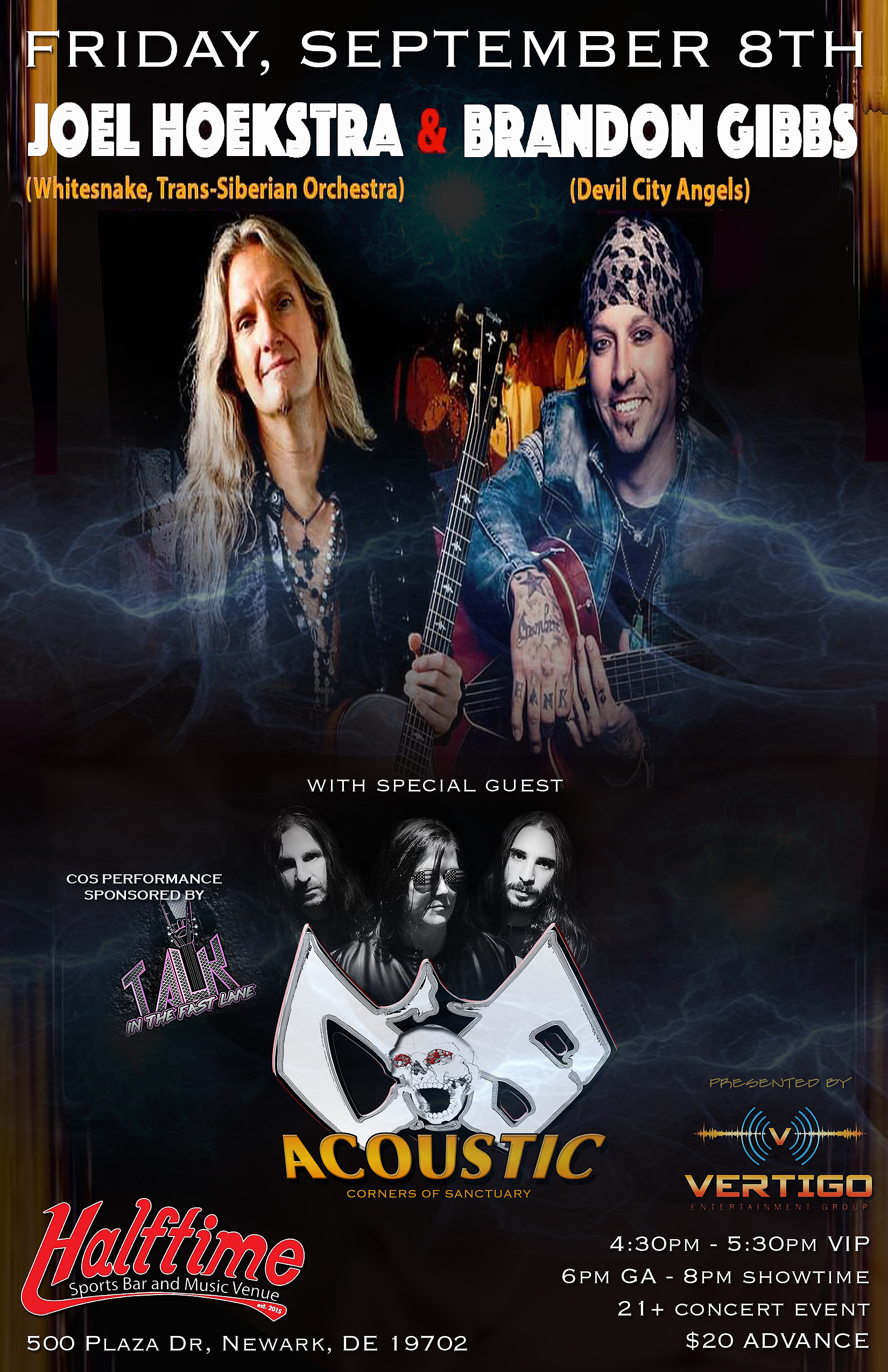 Sept 8th Halftime Joel Hoekstra COS sponsor